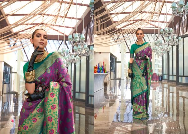 Rajtex Kalkaa Silk Handloom Weaving Designer Saree